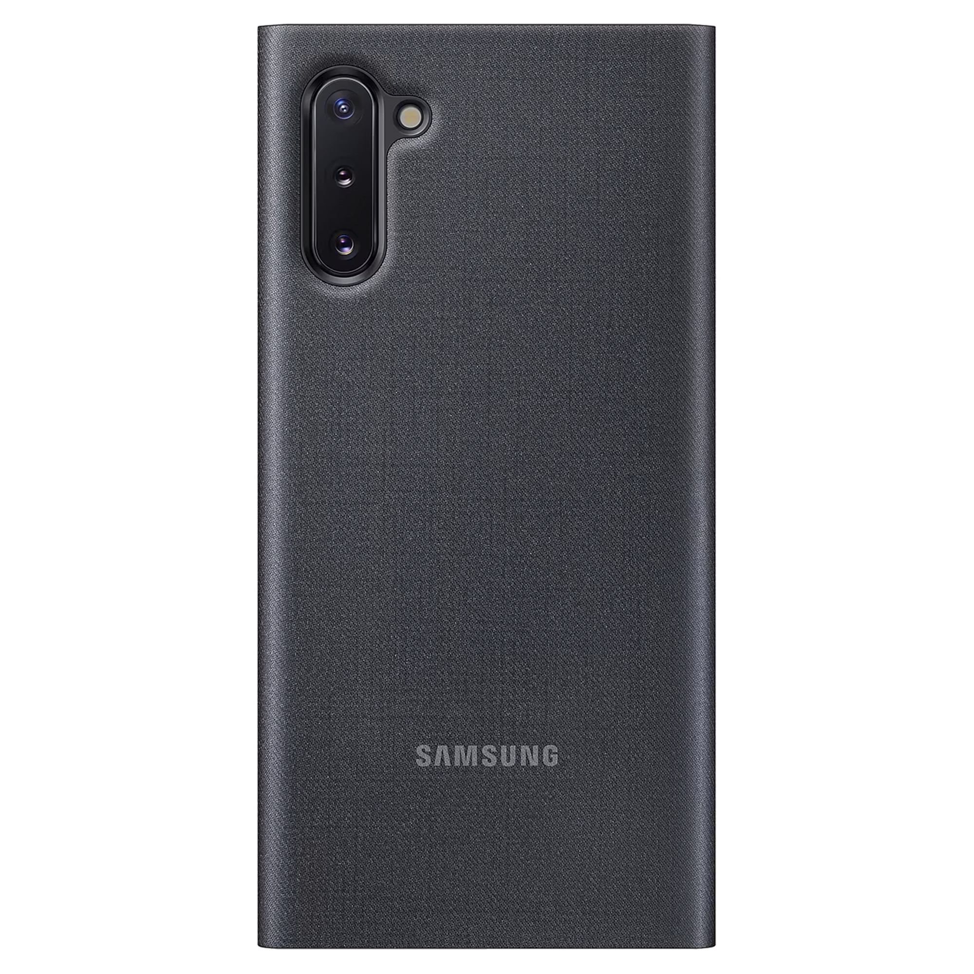 Чехол (флип-кейс) SAMSUNG LED View Cover, для Samsung Galaxy Note 10, черный [ef-nn970pbegru] - фото №2