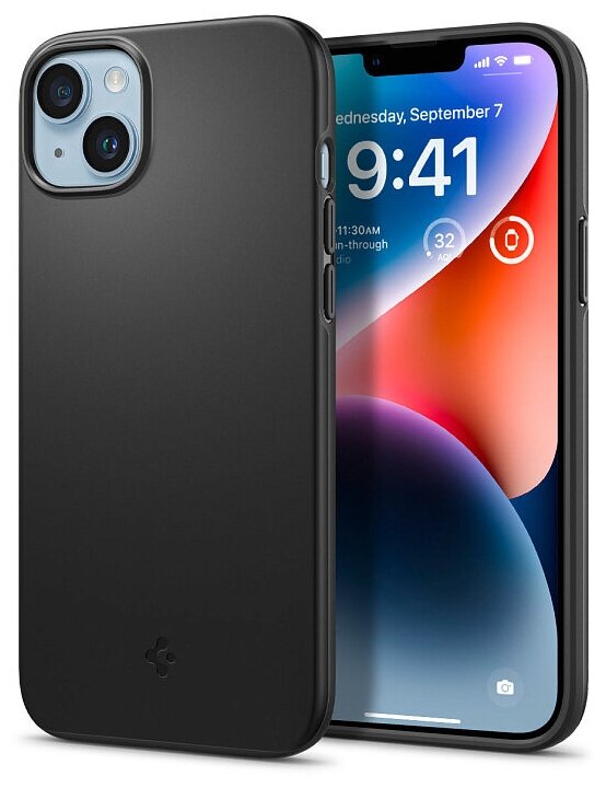 Чехол Spigen Thin Fit (ACS04773) для Apple iPhone 14 Plus (Black)