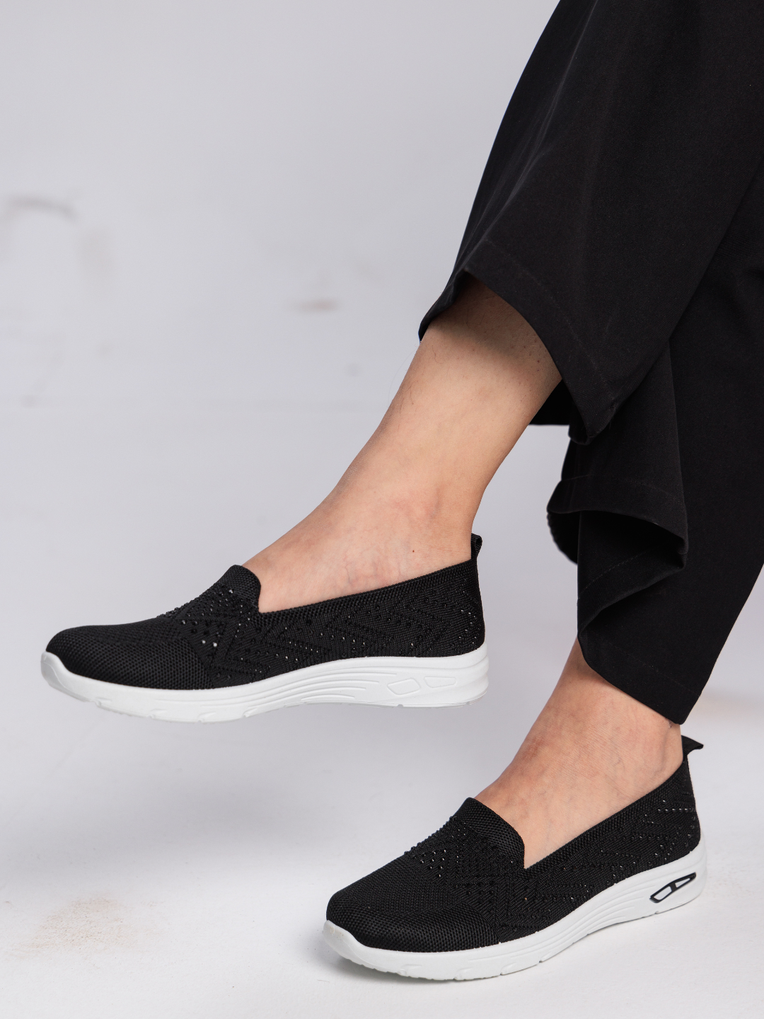 Слипоны , размер 36, черный 2черный — фото 1