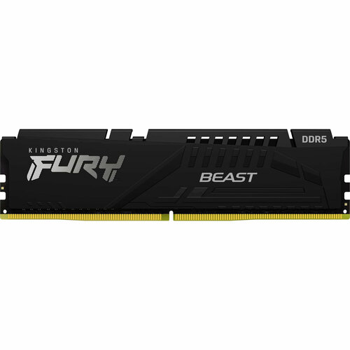 Kingston Память оперативная Kingston 32GB 6000MTs DDR5 CL30 DIMM Kit of 2 FURY Beast Black EXPO 2685000₽