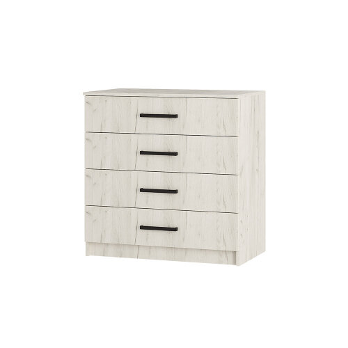 Комод Бтс Мебель Фиеста 850 дуб крафт белый