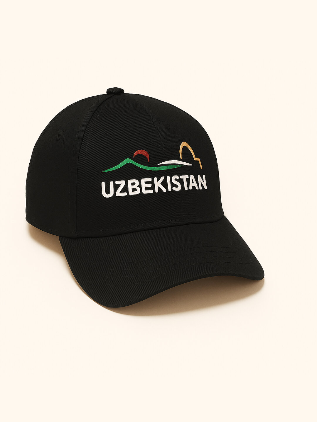 Кепка  Azmark "Uzbekistan Travel" для мужчин и женщин, размер 42-54, черная