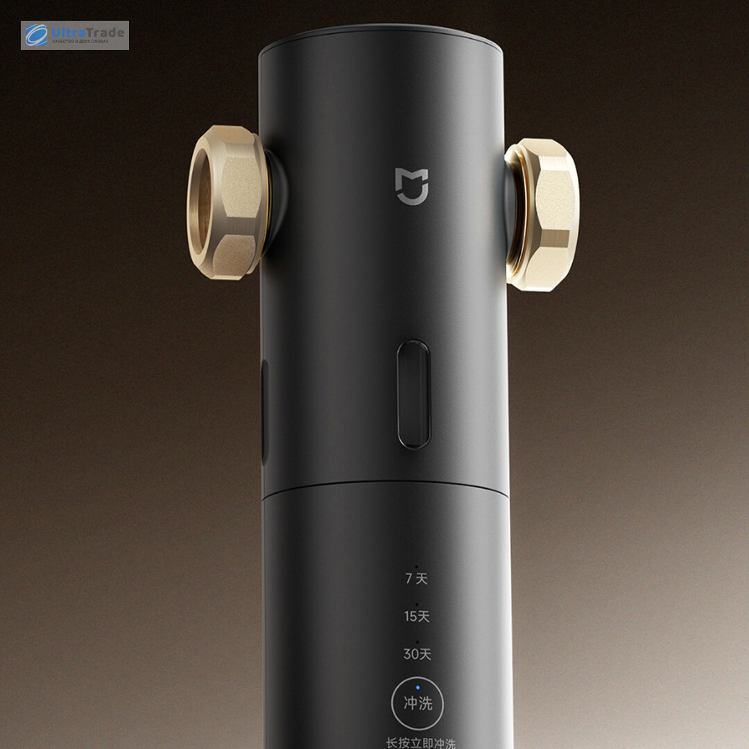 Фильтры Для Воды Xiaomi Фильтр предварительной очистки проточной воды Xiaomi Mijia Front Filter Pro Dark Gray (MJQZGLQZLDB)