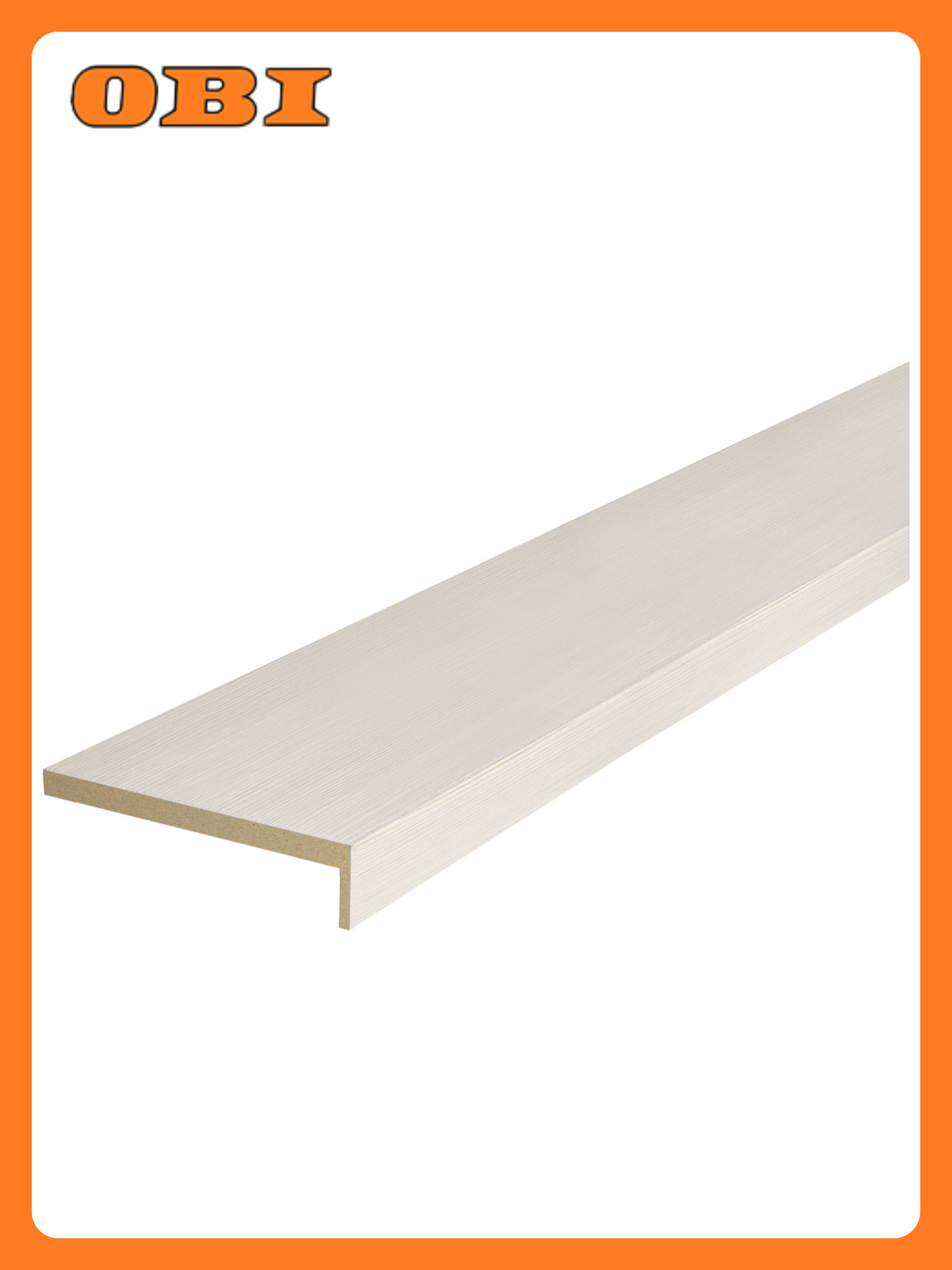 Наличник экошпон 7х25х220 см дуб белый