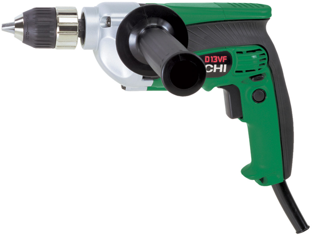 Дрель Hitachi D13VF 710 Вт 0-850 об/мин реверс быстрозажимной патрон 13 мм