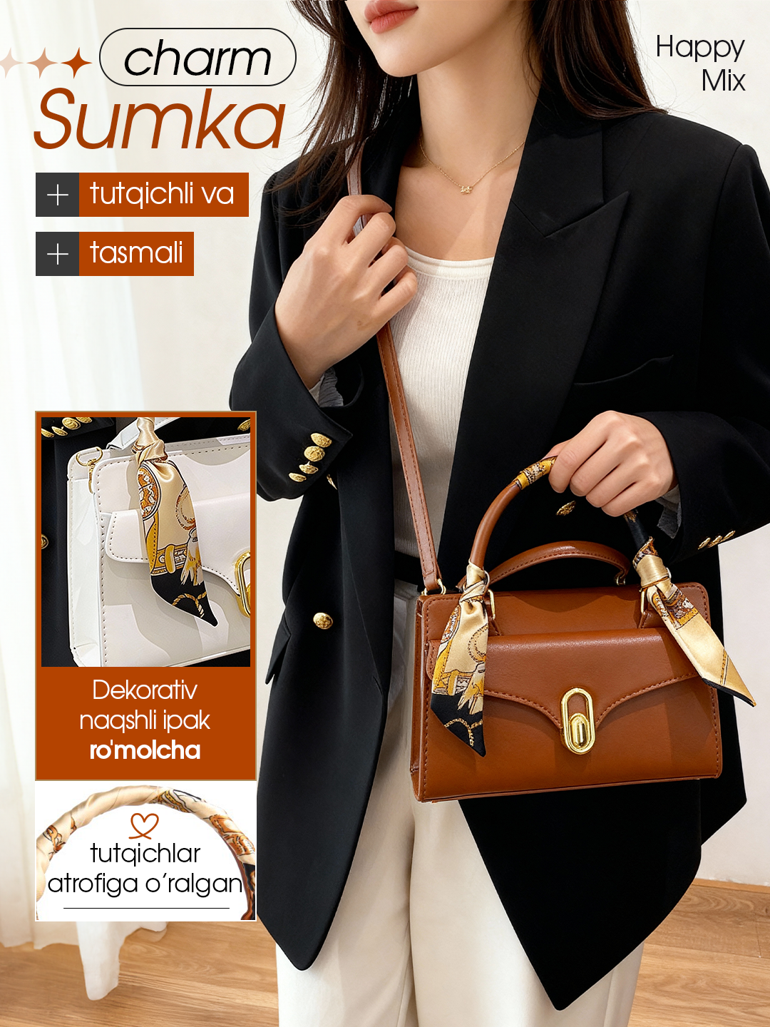 Сумка  Сумка женская, через плечо, тоут, А4, коричневый — фото 1