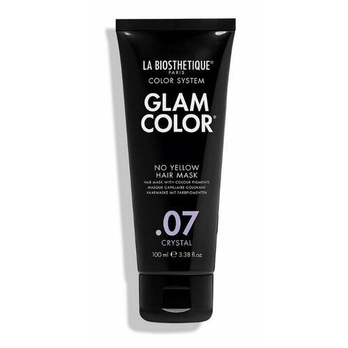 кондиционер для окрашенных волос glam color no yellow conditioner 07 crystal кондиционер 100мл La Biosthetique Glam Color No Yellow Hair Mask .07 Crystal - Тонирующая маска для волос 100 мл