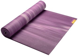 Коврик для йоги Hugger Mugger Nature Collection Ultra Yoga Mat, 170х60х0.6 см Purple Mountain рисунок