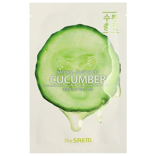 the SAEM Natural Cucumber Mask Sheet