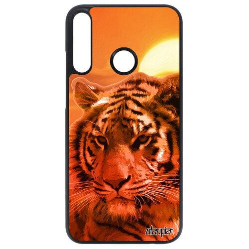 фото Чехол на смартфон p40 lite e, "царь тигр" бенгальский джунгли utaupia