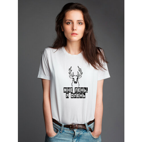 фото Футболка just4you, размер xl, белый