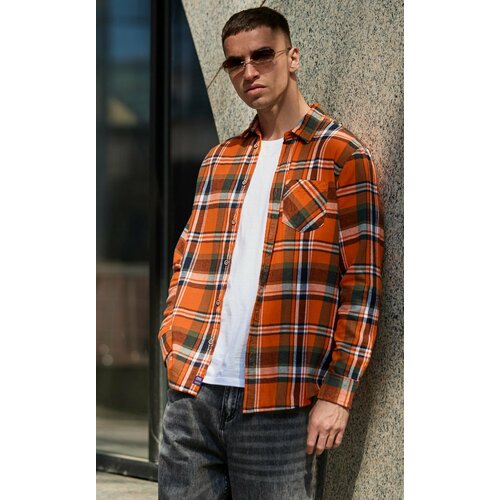 фото Рубашка fine joyce, размер xxl, оранжевый