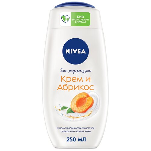 Крем-гель для душа Nivea Абрикос, 750 мл