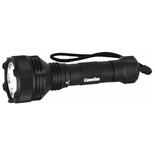 Фонарь Camelion LED5154RA черный аккумуляторный фонарь focusray 953 10w cree zoom 629318