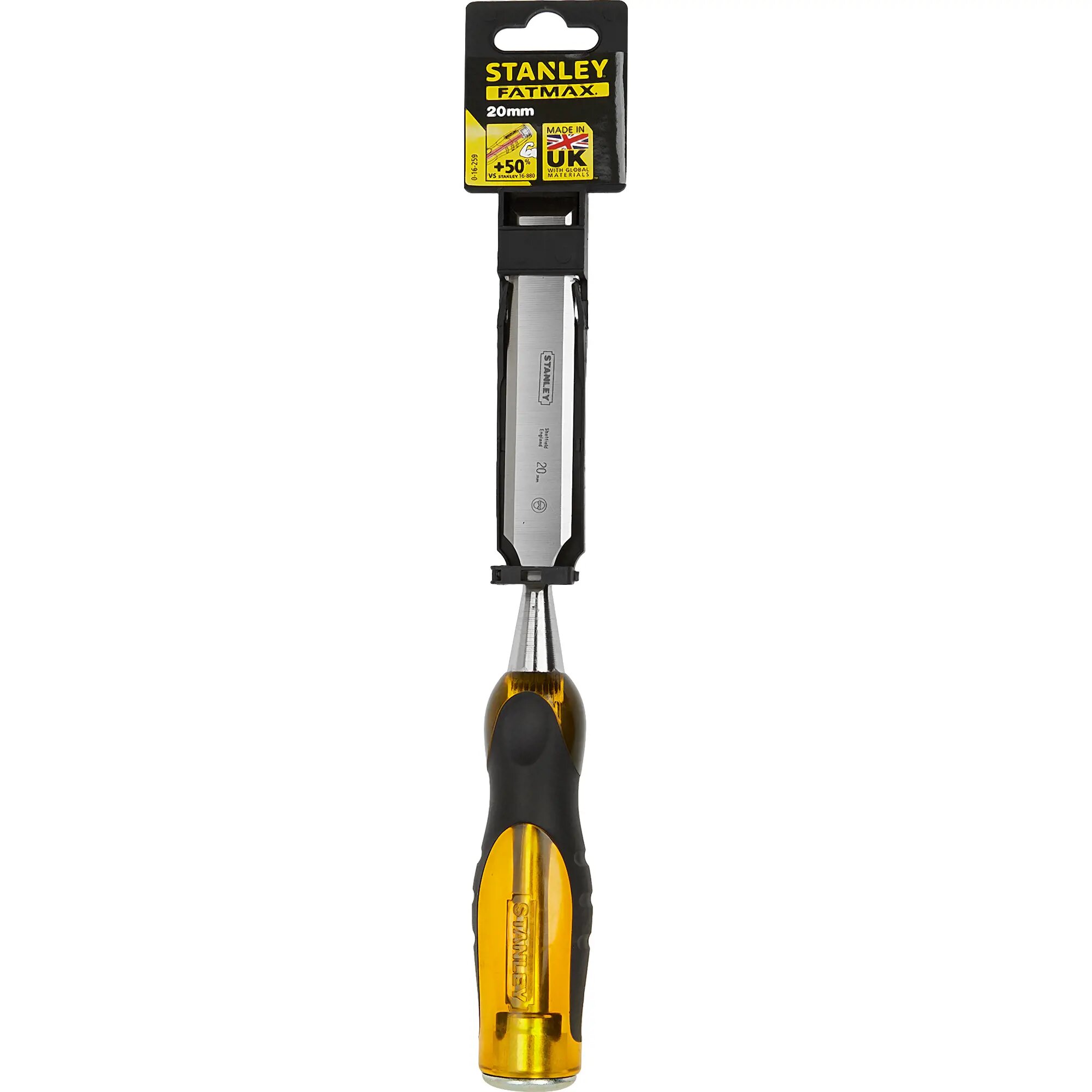 Стамеска STANLEY FatMax 0-16-259 20 плоский профиль