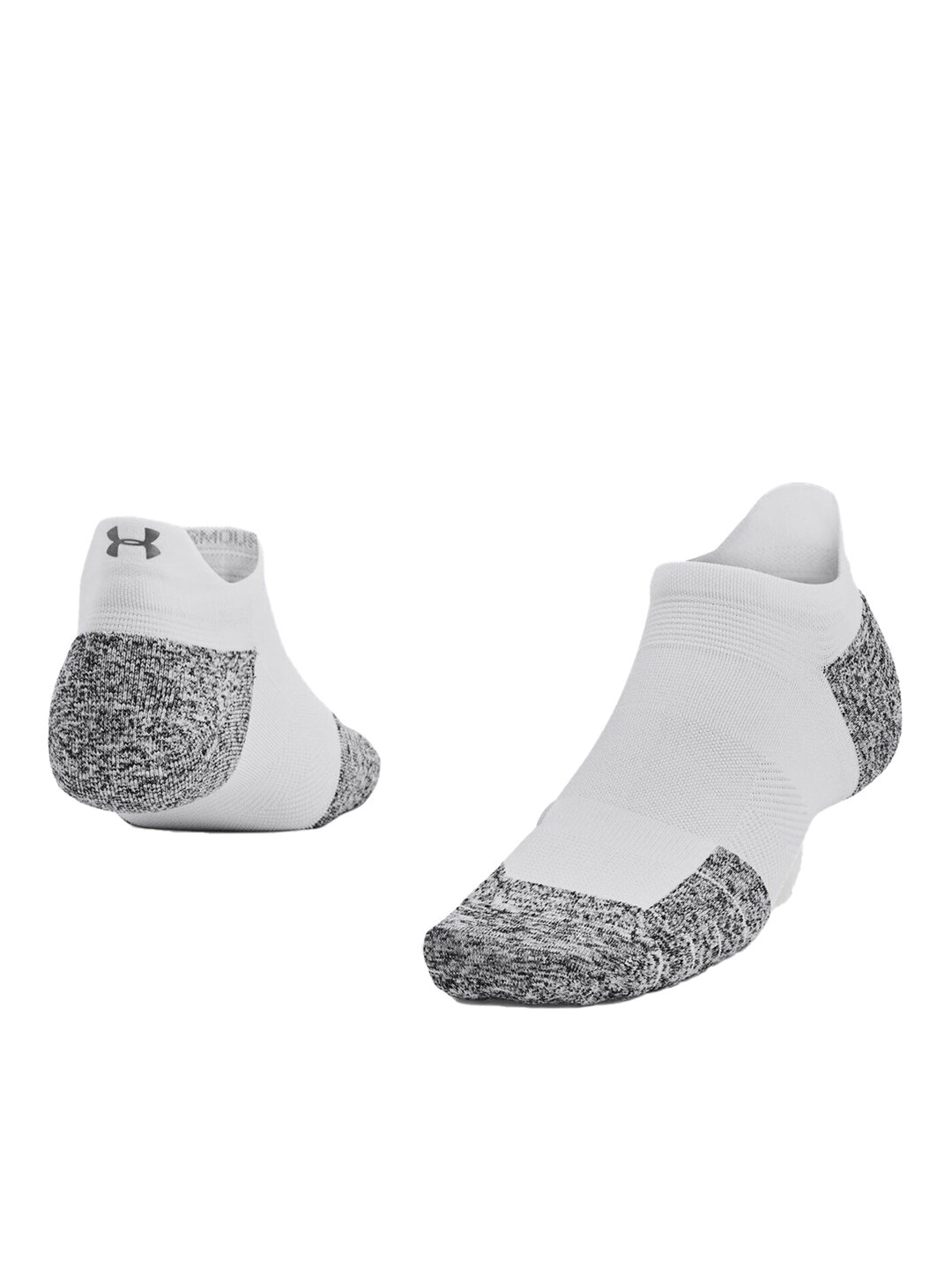 Носки Under Armour Ad Run Cushion 1Pk Ns Tab, размер INT:XL, белый, серый — фото 1