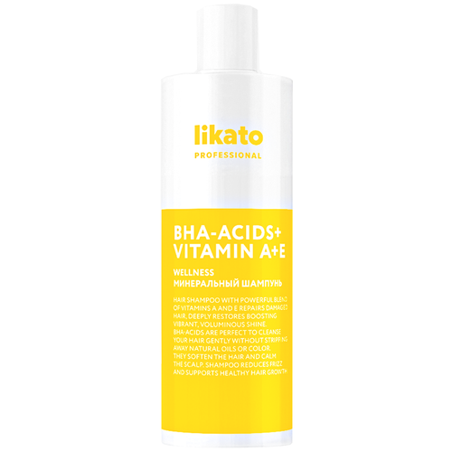 Likato Professional шампунь Wellness минеральный для мягкого очищения жирной кожи головы, 400 мл