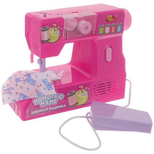 Купить Швейная машина ABtoys Помогаю маме PT-00175(2855), розовый, пластик