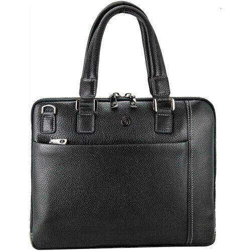 Сумка планшет , фактура зернистая, черный