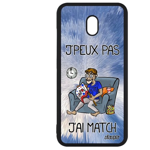 фото Чехол для мобильного xiaomi redmi 8a, "не могу - у меня матч!" комикс шутка utaupia