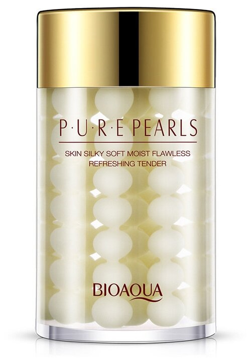 BioAqua Pure pearls ночная питательная маска с жемчугом и коллагеном, 120 г, 120 мл