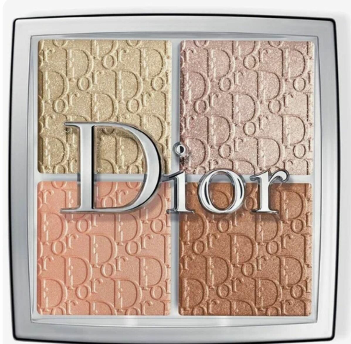 Dior Палетка хайлайтеров и румян Backstage Glow Face Palette,002 GLITZ