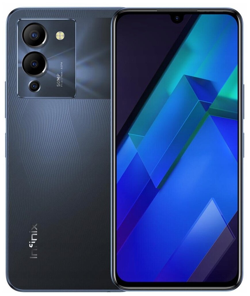 Смартфон Infinix Note 12 X663D 128Gb 6Gb черный 3G 4G