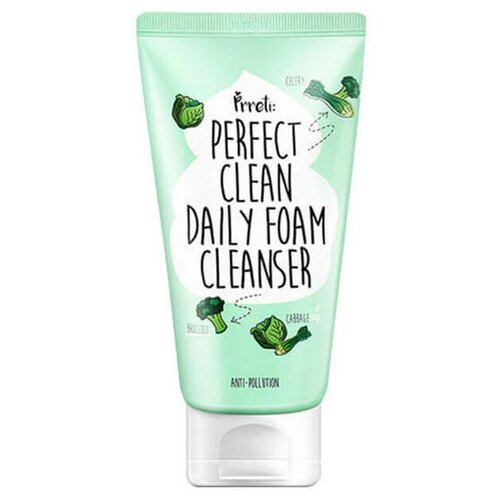 Увлажняющая пенка для глубокого очищения лица PRRETI Perfect Clean, 150 г