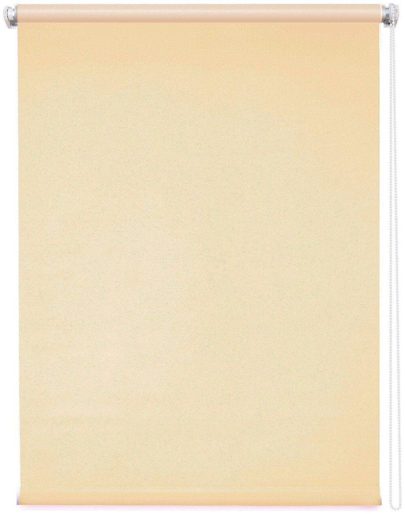 Рулонная штора 057х175 Плайн персиковый - фотография № 1