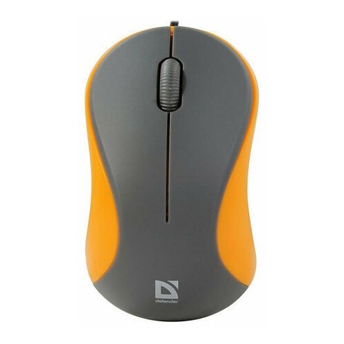 Мышь Defender HIT Accura Ms-970 проводная оптическая 1000 dpi 3 кнопки оранжевая Defender 93805 72200₽