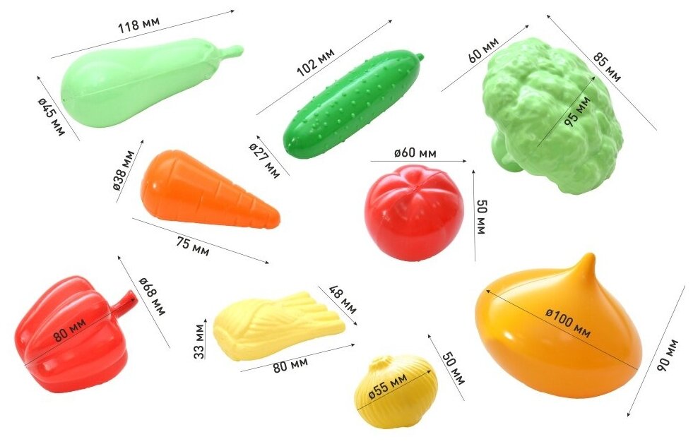 Малый ящик KNOPA "Овощи" - фото №5