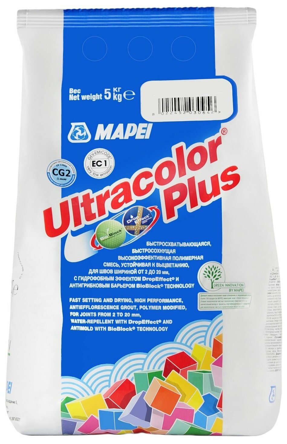 MAPEI ULTRACOLOR PLUS 5кг 120 Черный