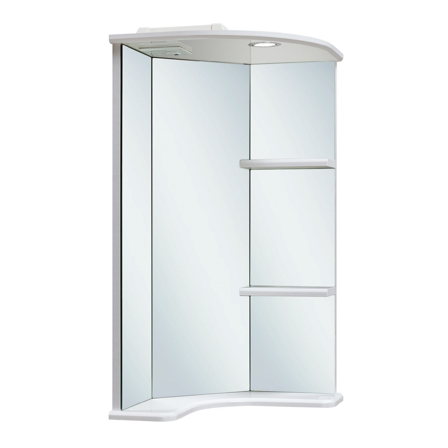 фото RUNO Зеркало Runo угловое Браво 40 (00000000949)