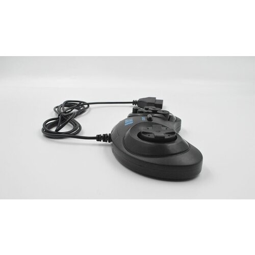 Геймпад джойстик 8-bit форма Sega широкий разъем 15 pin чёрный 51100₽