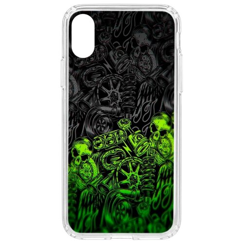 фото Чехол на iphone x kruche print garage