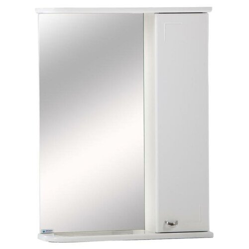 фото Шкаф-зеркало для ванной айсберг классик правый da1049hz / da1051hz / da1053hz, (шхгхв): 51.6х15.4х70 см, белый