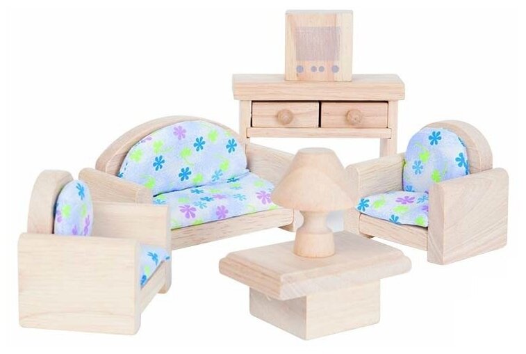 Игрушка из дерева Plan Toys, Классик Гостиная - фото №1
