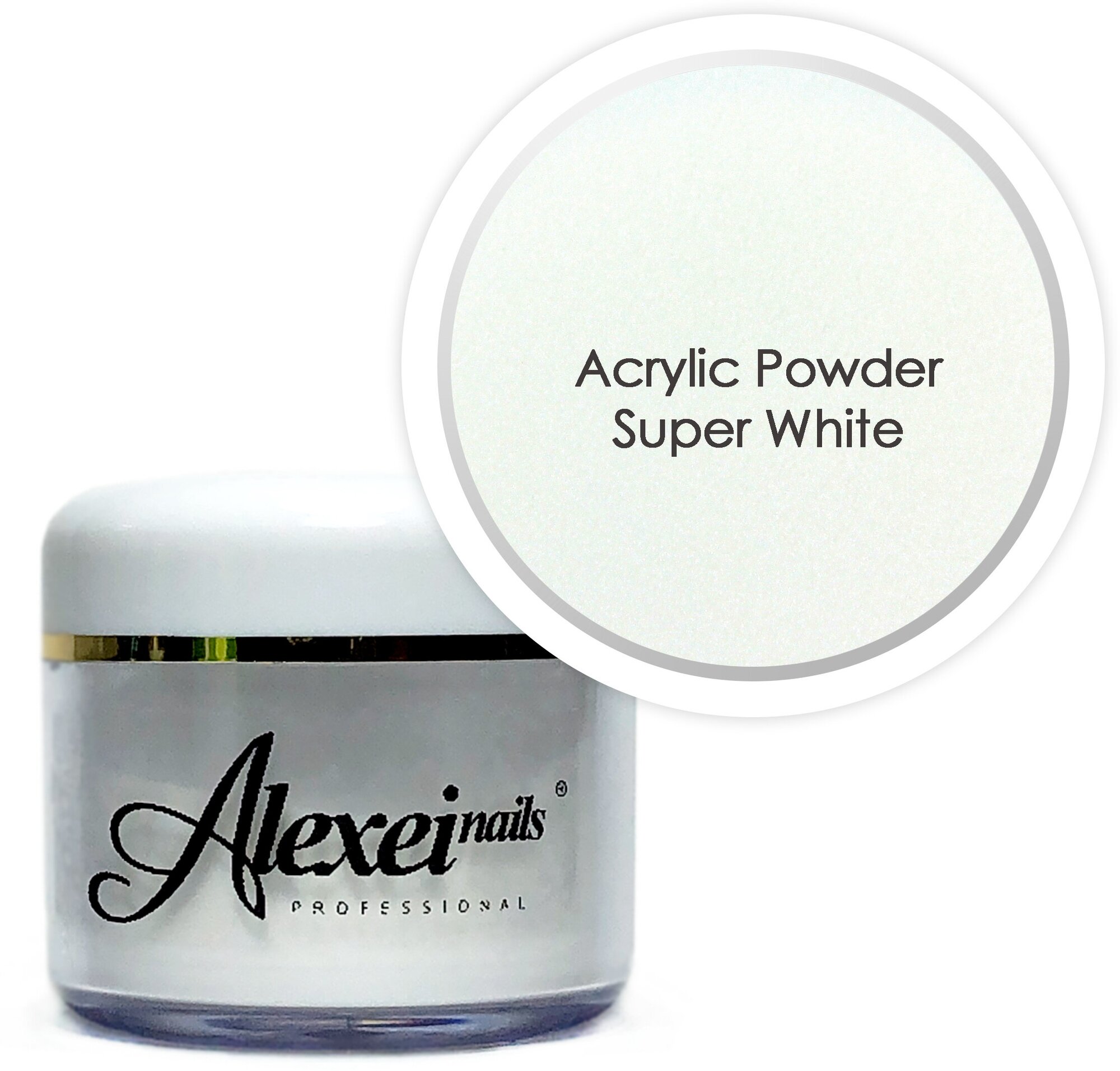 Acrylic Powder Super White ( акриловая пудра ) AlexeiNails 30г.
