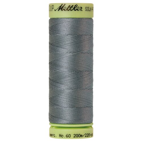 Нить для машинного квилтинга SILK-FINISH COTTON 60, 200 м 100% хлопок 0852 Meltwater ( 9240-0852 ) соковыжималка galaxy gl 0852