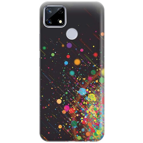 фото Cиликоновый чехол на realme 7i / рилми 7 ай с принтом "яркое настроение" gosso
