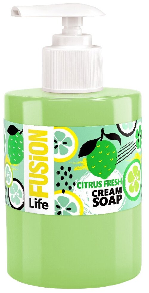 Fusion Life Крем-мыло жидкое Цитрусовый фреш, 300 мл