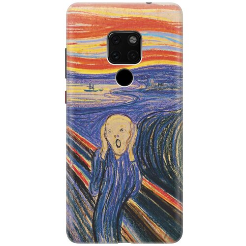 фото Gosso ультратонкий силиконовый чехол-накладка для huawei mate 20 с принтом "крик"
