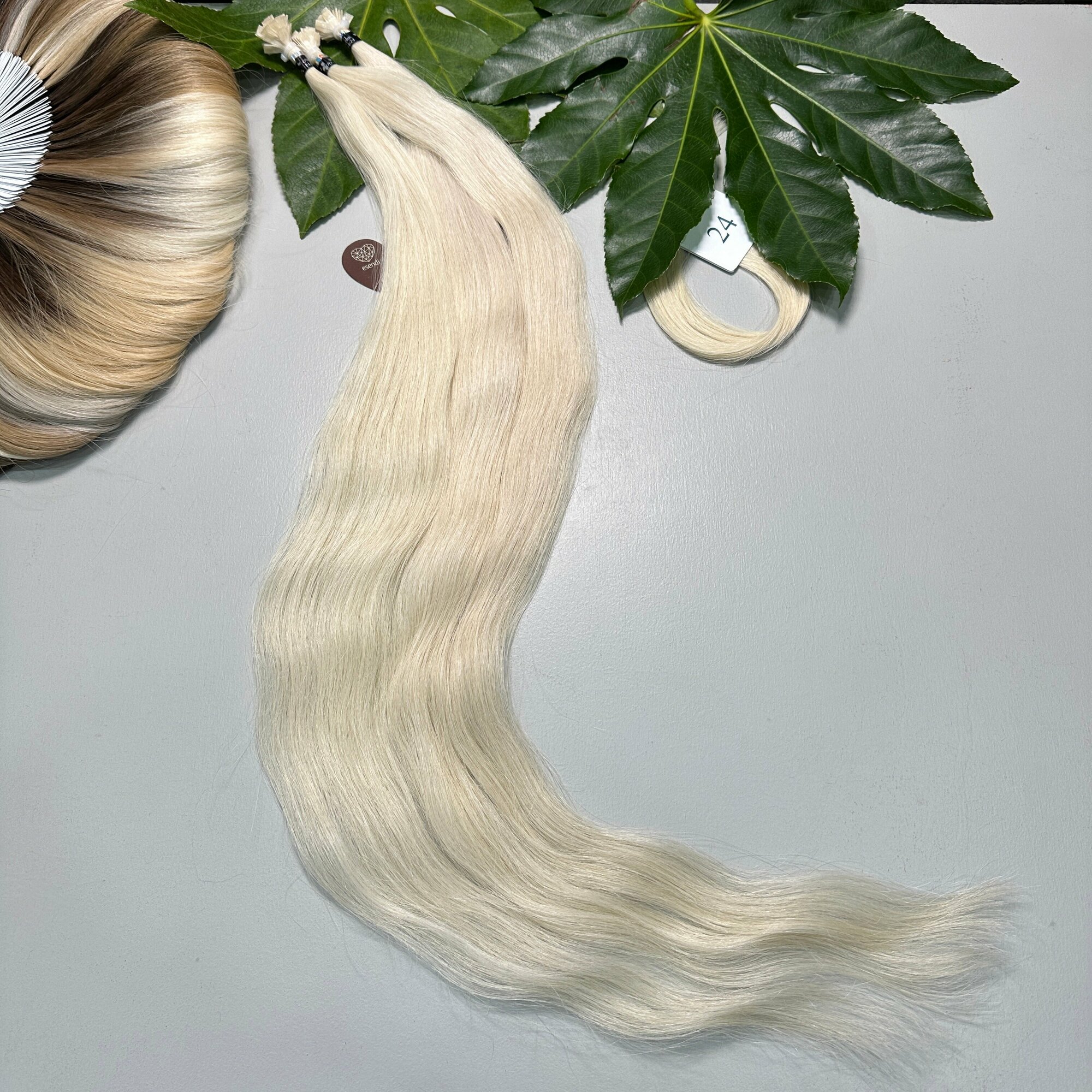 Волосы Belli Capelli славянские стандарт на классической капсуле 70см №24 (25 капсул)
