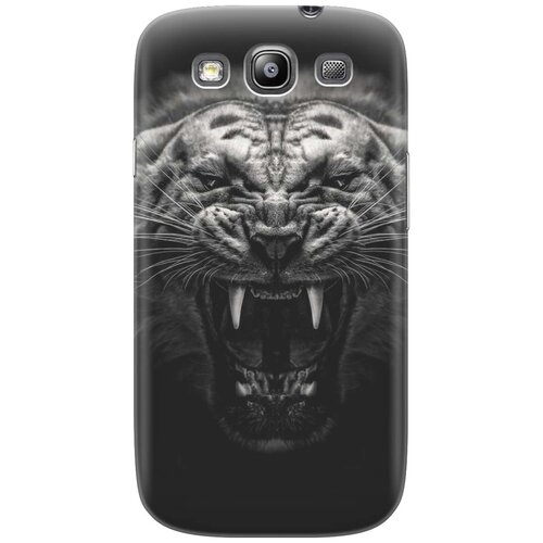 фото Cиликоновый чехол на samsung galaxy s3 / самсунг с3 с принтом "оскал тигра" gosso