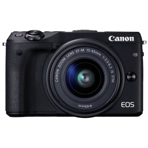 Фотоаппарат Canon EOS M3 Kit 15-45 IS STM f/ 3.5-6.3 LP-E17, черный