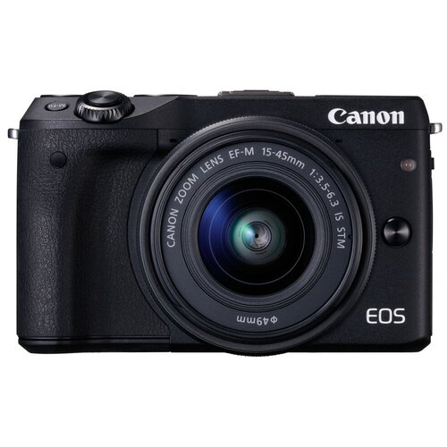 Фотоаппарат Canon EOS M3 Kit 15-45 IS STM f 35-63 LP-E17 черный 4300000₽