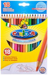 Carioca набор цветных карандашей Brilliant colors, 18 цветов (41865)