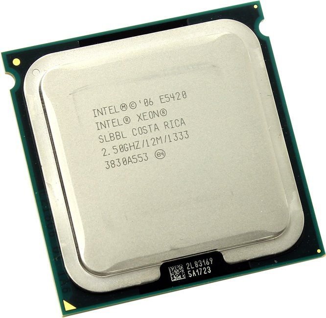 Процессор Intel Xeon E5420 Harpertown (2500MHz, LGA771, L2 12288Kb, 1333MHz) , SLANV, oem