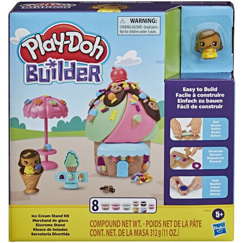 Масса для лепки Play-Doh Киоск мороженого, E9040 8 цв. масса для лепки play doh киоск мороженого e9040 8 цв