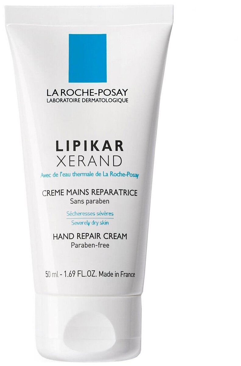 Крем La Roche-Posay (Ля рош-позе) восстанавливающий для сухой кожи рук Lipikar Xerand 50 мл Косметик Актив Продюксьон - фото №1